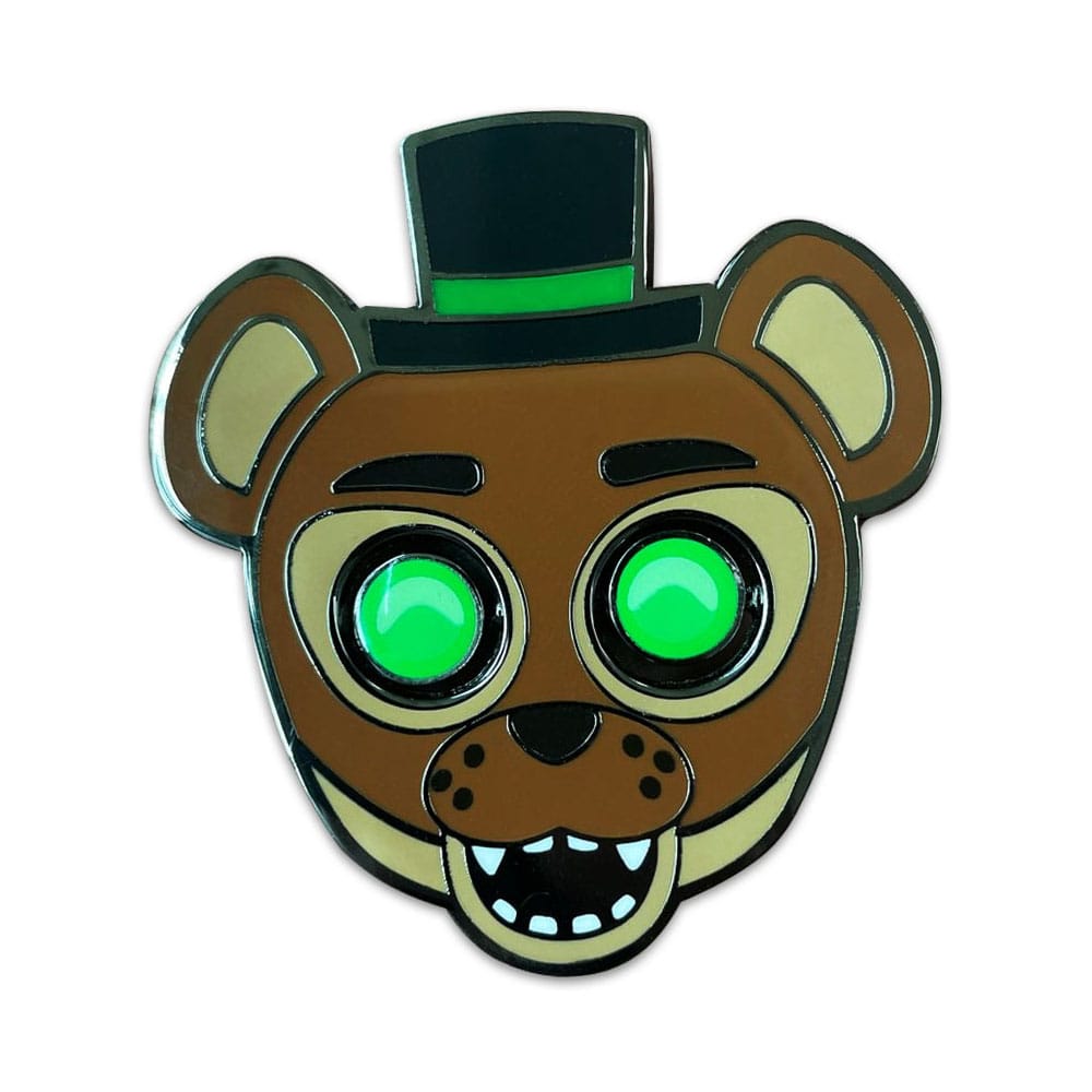 Five Nights at Freddy´s Chapa Popgoes The Weasel Glow in the Drak Spinning 5 cm