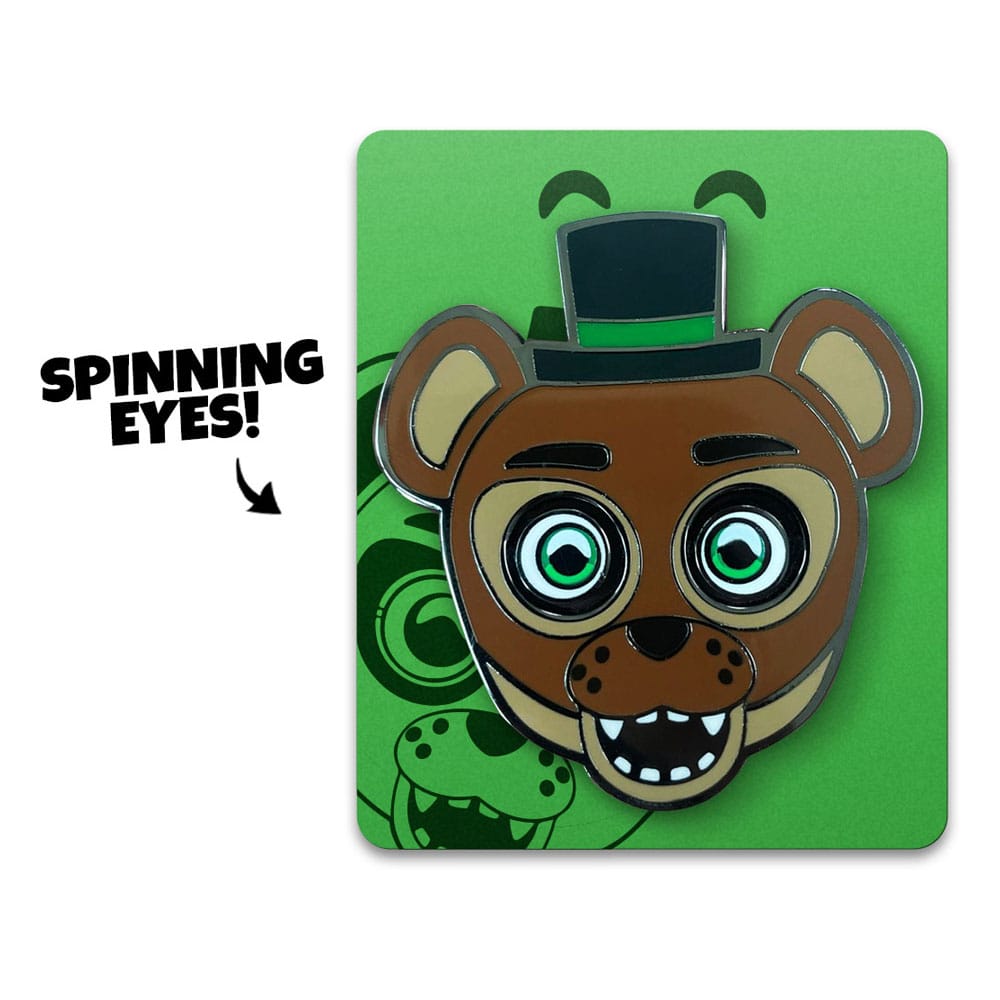 Five Nights at Freddy´s Chapa Popgoes The Weasel Glow in the Drak Spinning 5 cm