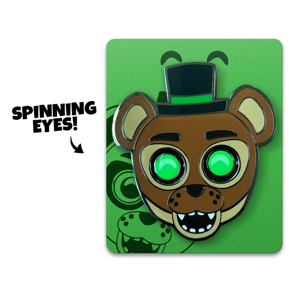 Five Nights at Freddy´s Chapa Popgoes The Weasel Glow in the Drak Spinning 5 cm