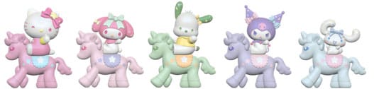 Sanrio Figuras mini Equestrian Series Hello Kitty and Friends 5 cm Cajas Sorpresa Expositor (12) Frikytopia