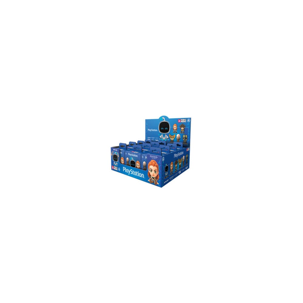 PlayStation Cabezón Bobble Hero 6 cm Cajas Sorpresa Expositor (12)