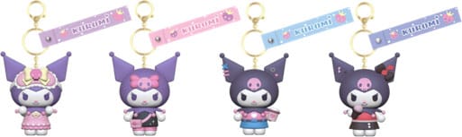 Sanrio Llaveros Kuromi Cute Outfit Series Kuromi Expositor (12) Frikytopia