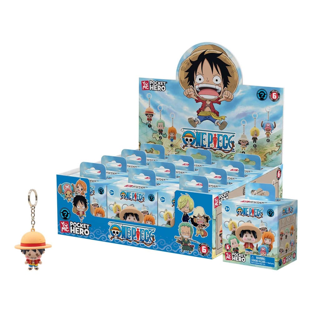One Piece Llaveros Pocket Hero Series 2 Expositor (12)