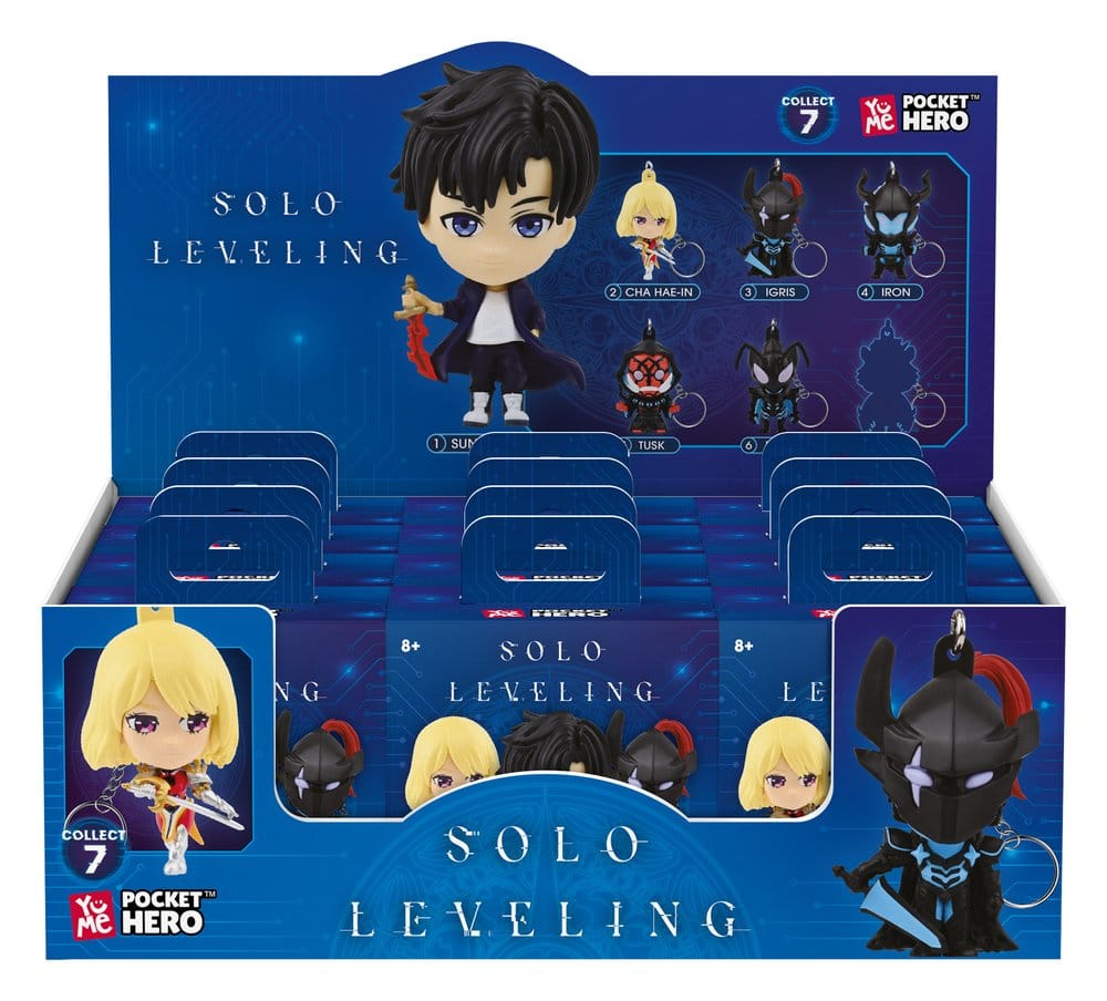 Solo Leveling Pocket Hero Llaveros Series 1 Cajas Sorpresa Expositor (12)