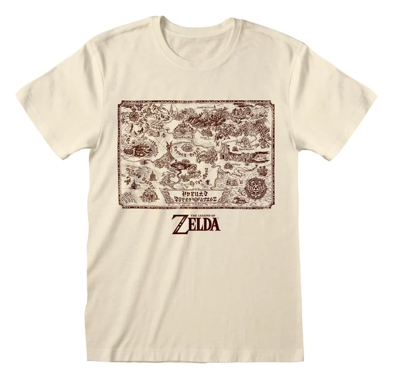 The Legend of Zelda Camiseta Map Of Kingdom Talla S